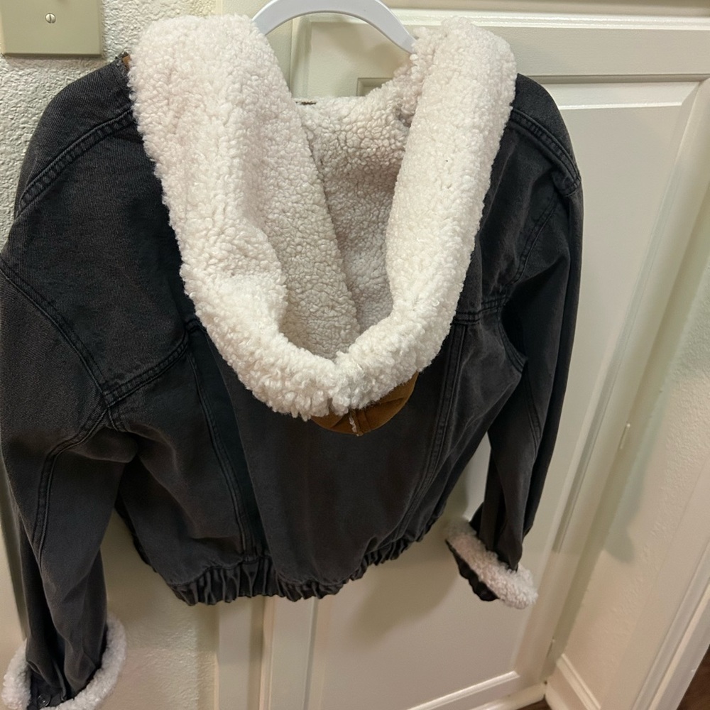 Free People Perry Hooded Jacket size Medium - Picture 5 of 6